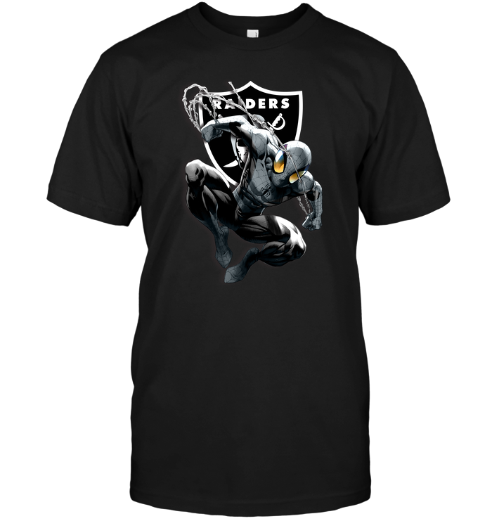 Oakland Raiders "spiderman" Superhero T-Shirt